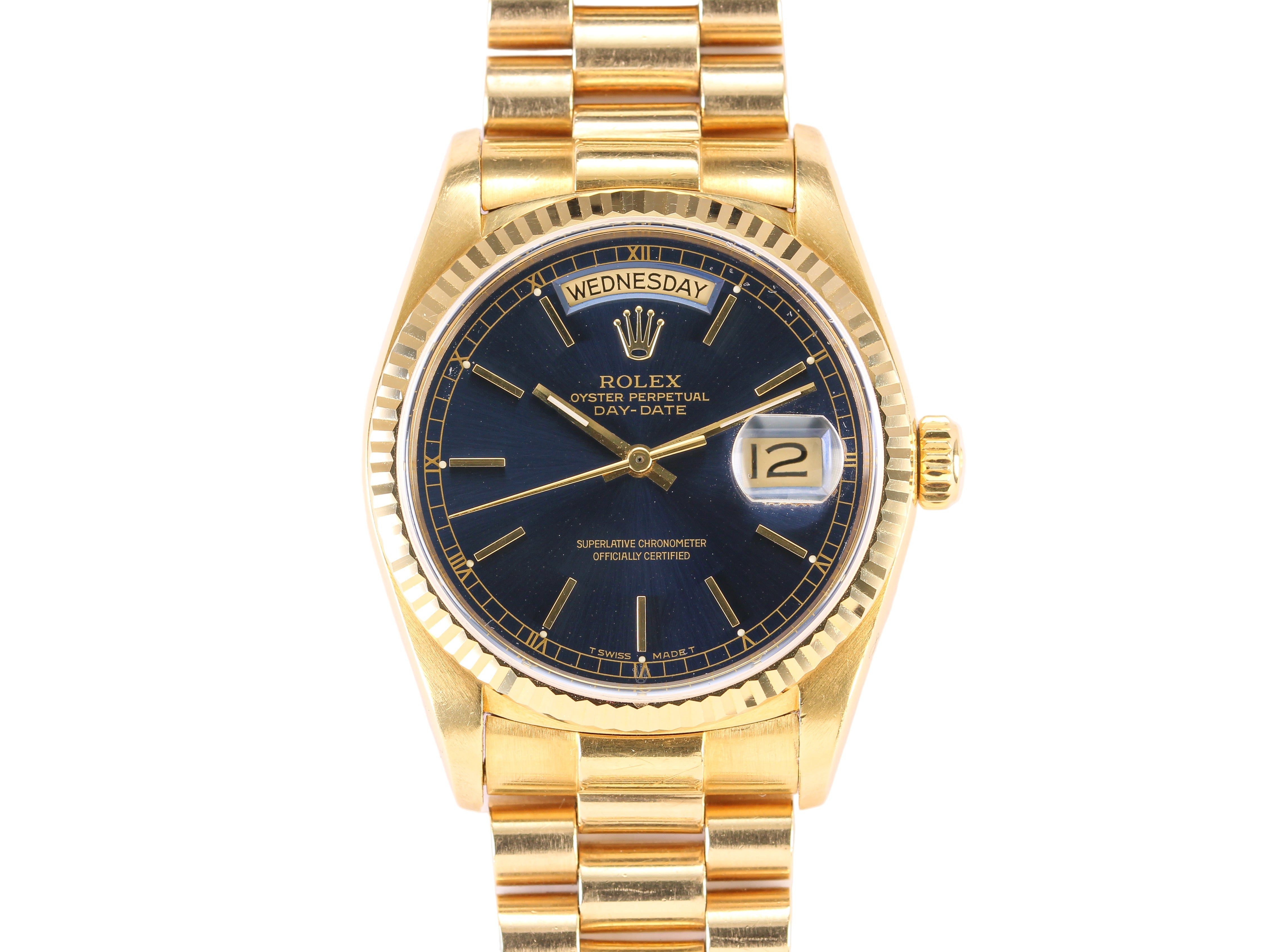 Rolex Day-Date 36mm '18038' Blue Dial