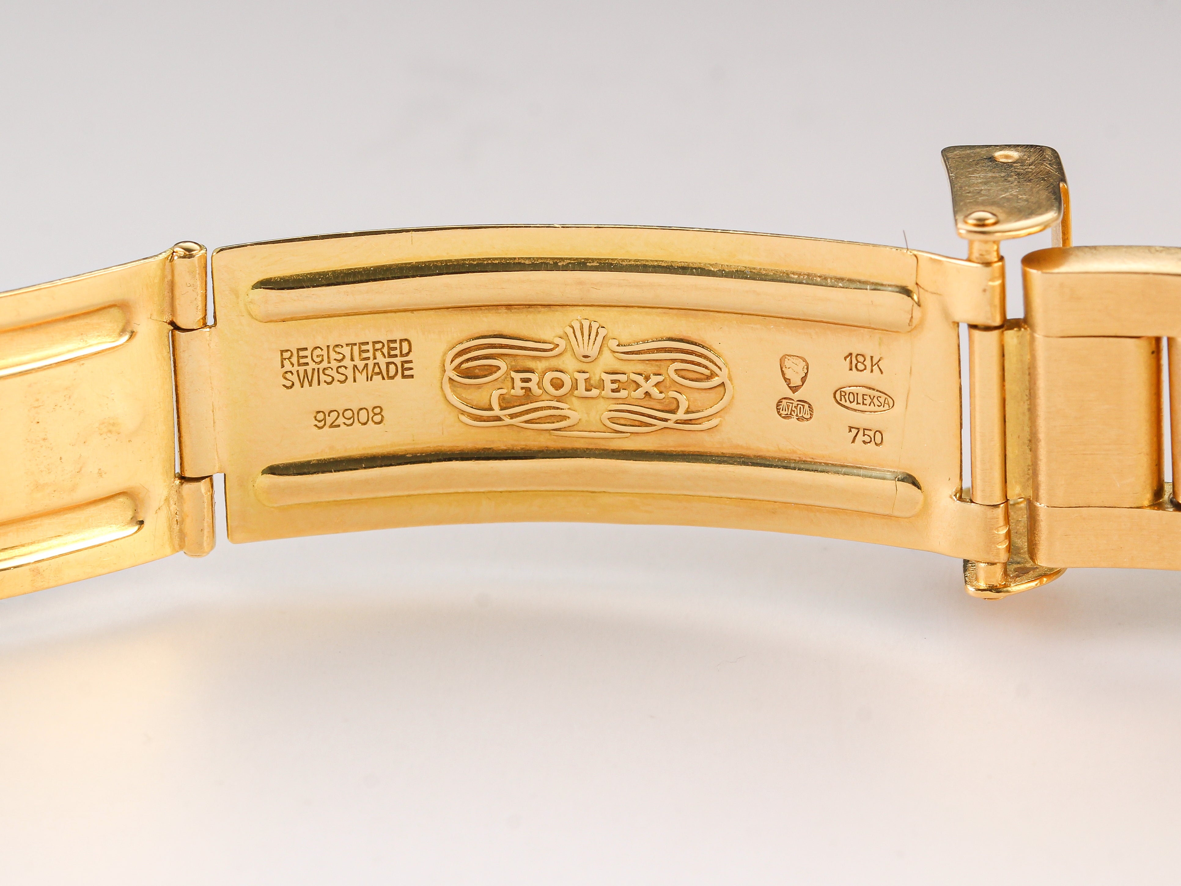 Rolex Submariner '16808' 18K Yellow Gold