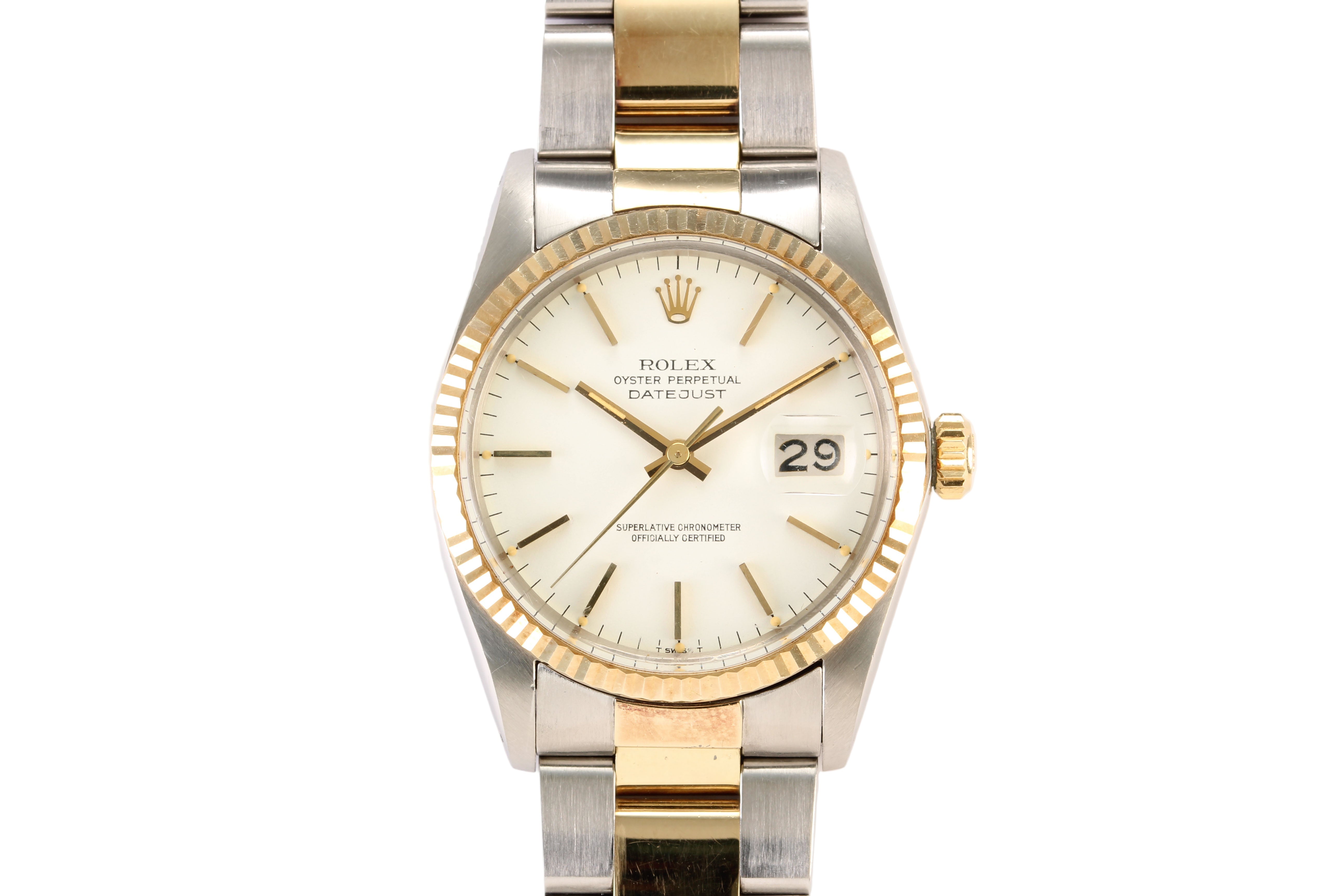 Rolex Datejust 36mm '16013' Steel & 18K Yellow Gold