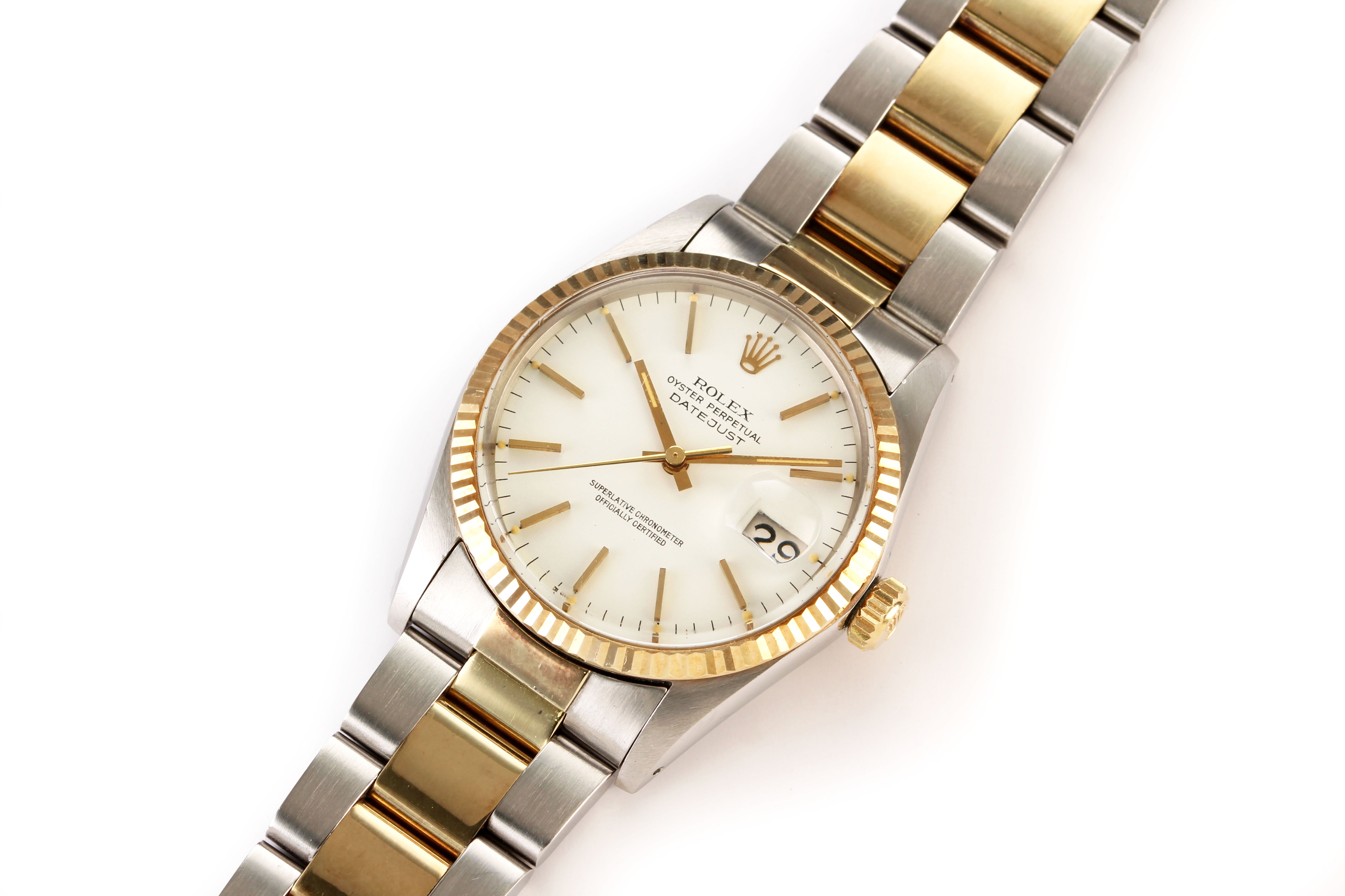 Rolex Datejust 36mm '16013' Steel & 18K Yellow Gold