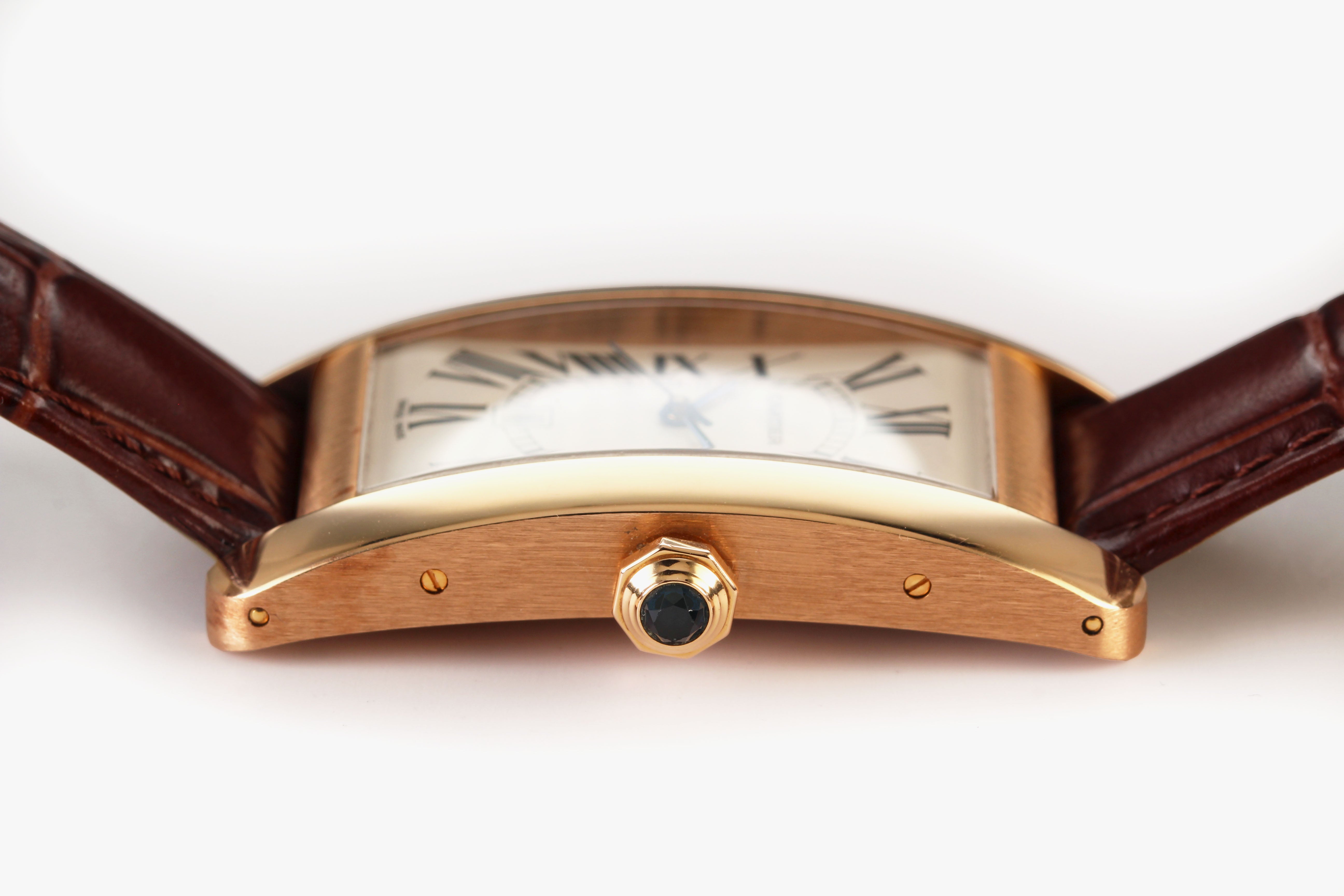 Cartier Tank Américaine 26mm '2505' 18K Rose Gold