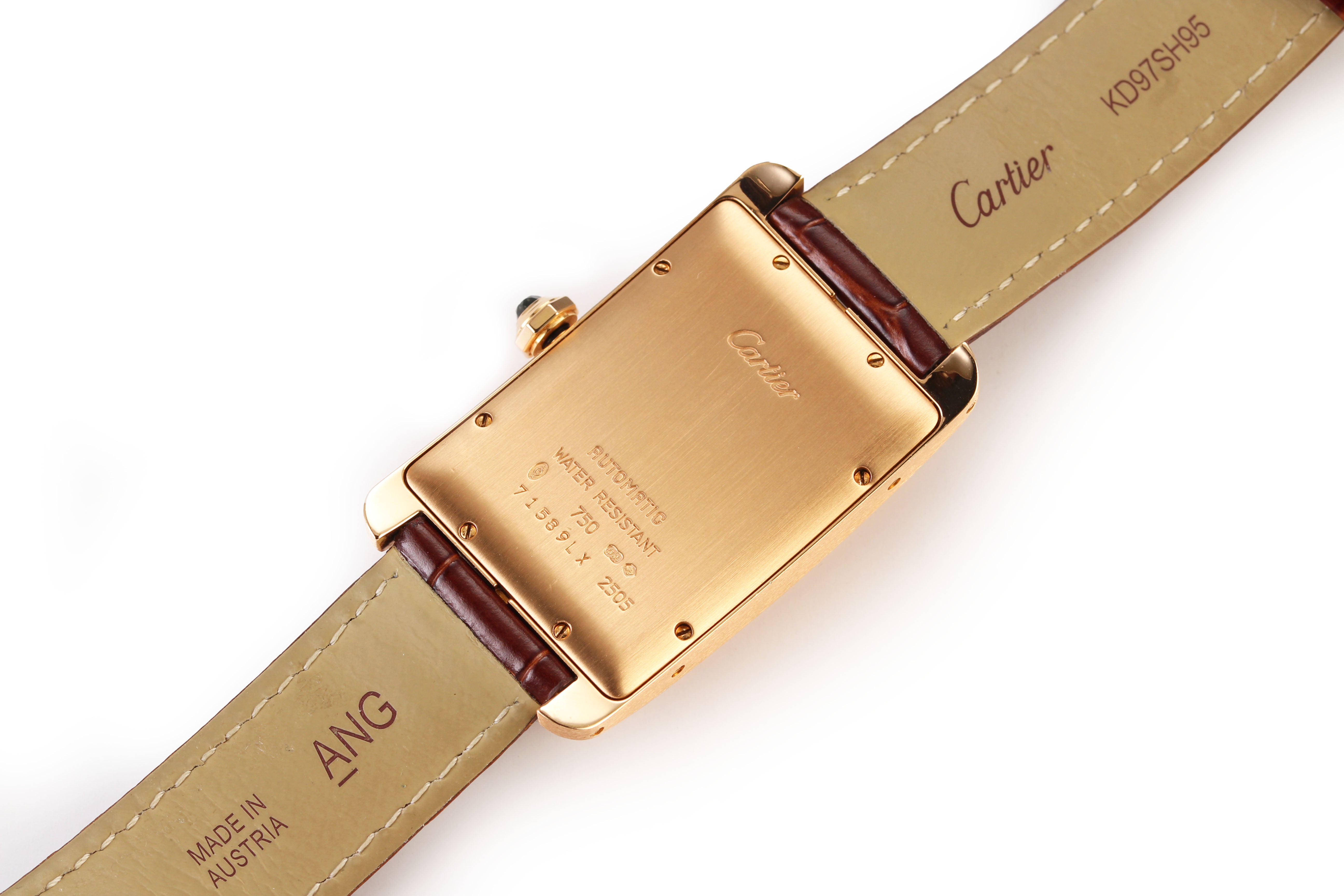 Cartier Tank Américaine 26mm '2505' 18K Rose Gold
