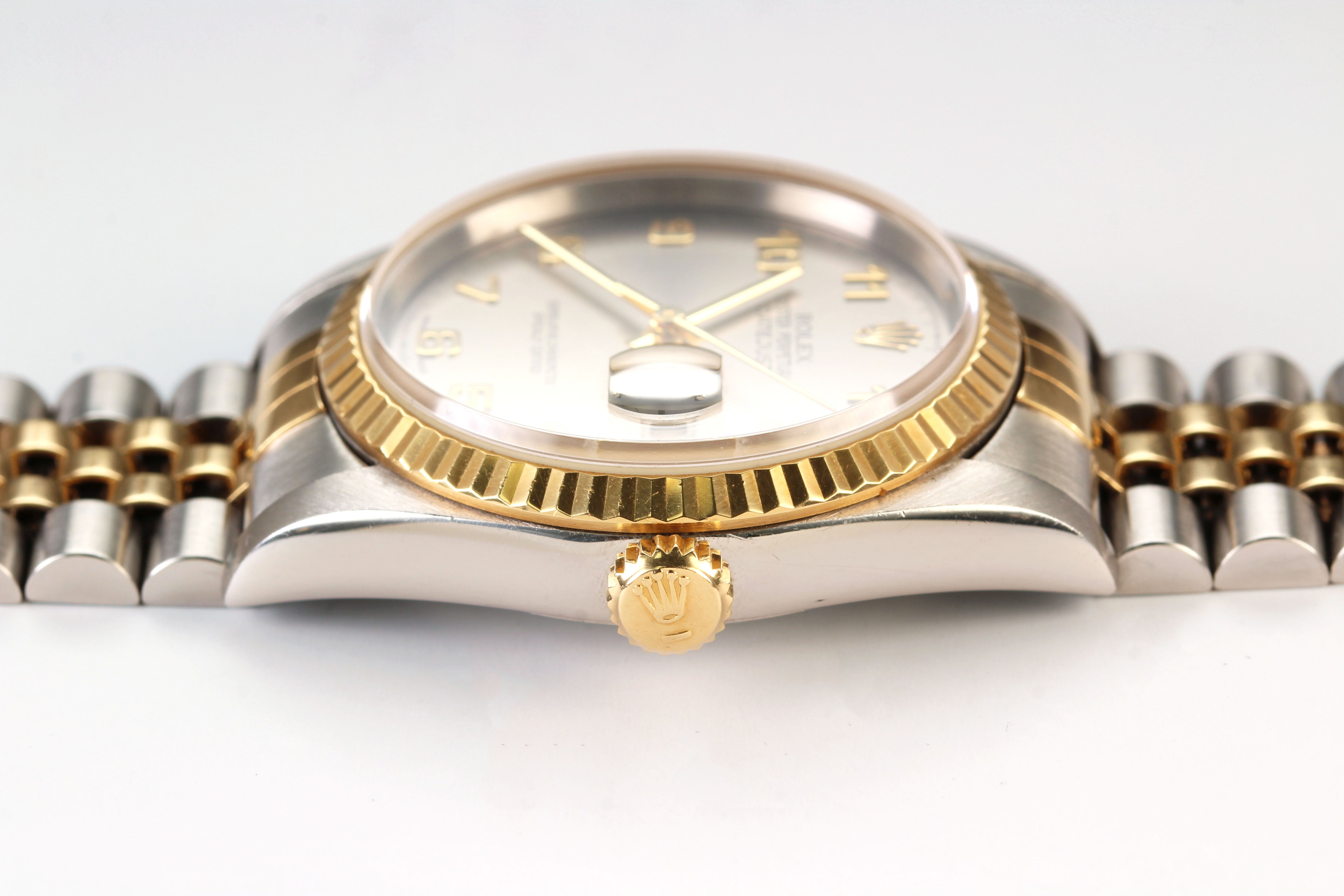 Rolex Datejust 36mm '16233' 18K Yellow Gold/Steel