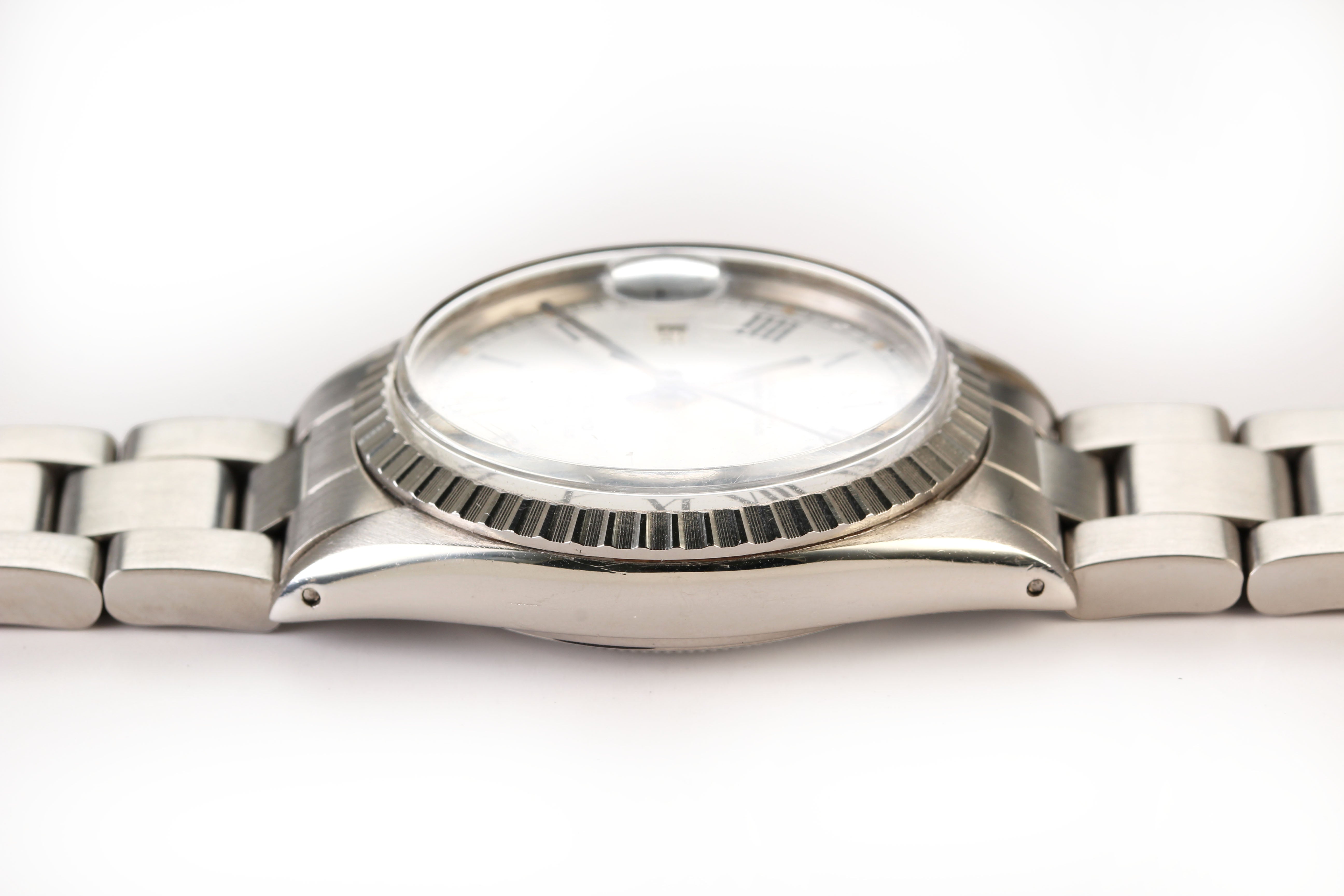 Rolex Datejust 36mm '16030' Buckley Dial Steel