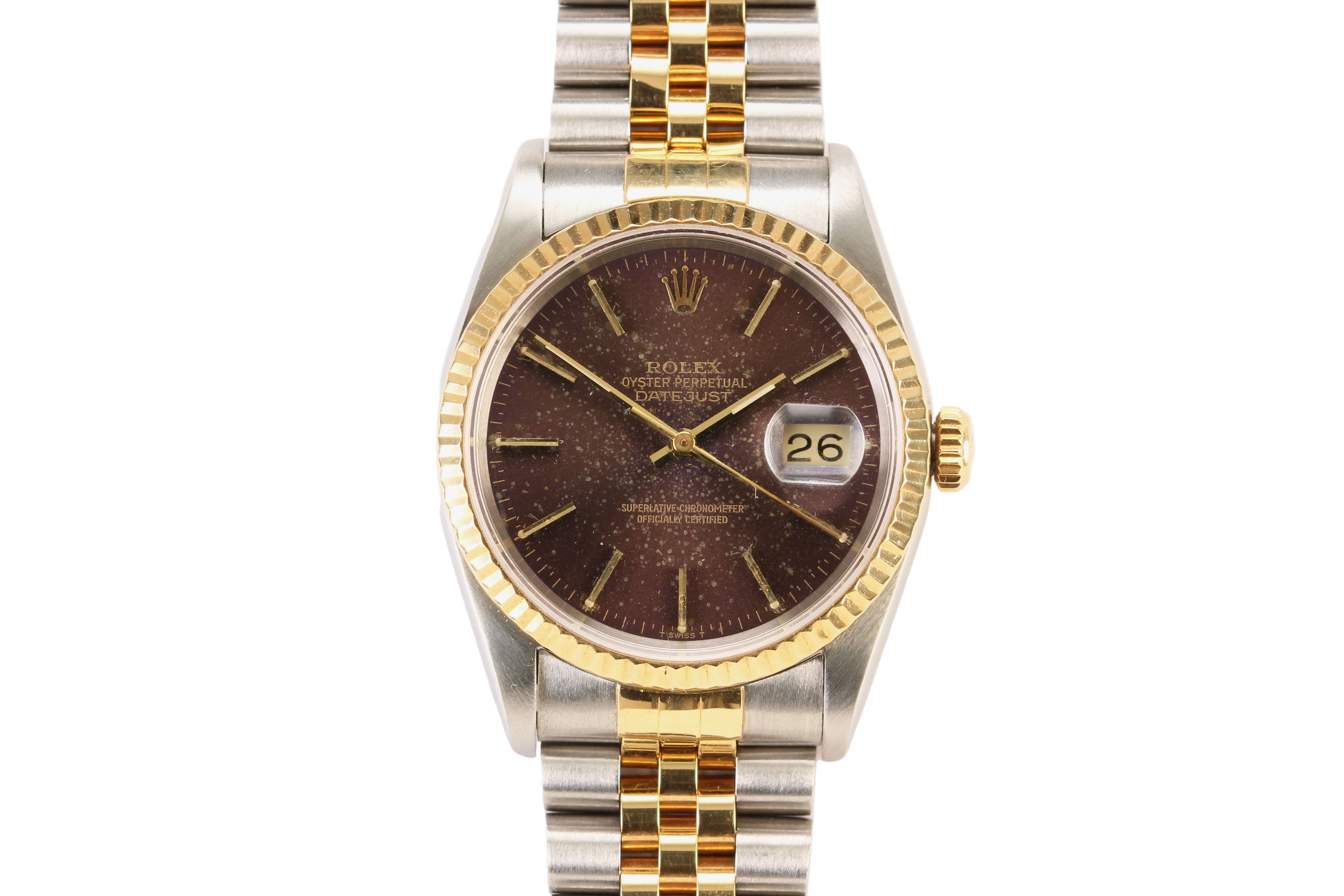 Rolex Datejust 36mm '16233' 18K Yellow Gold/Steel