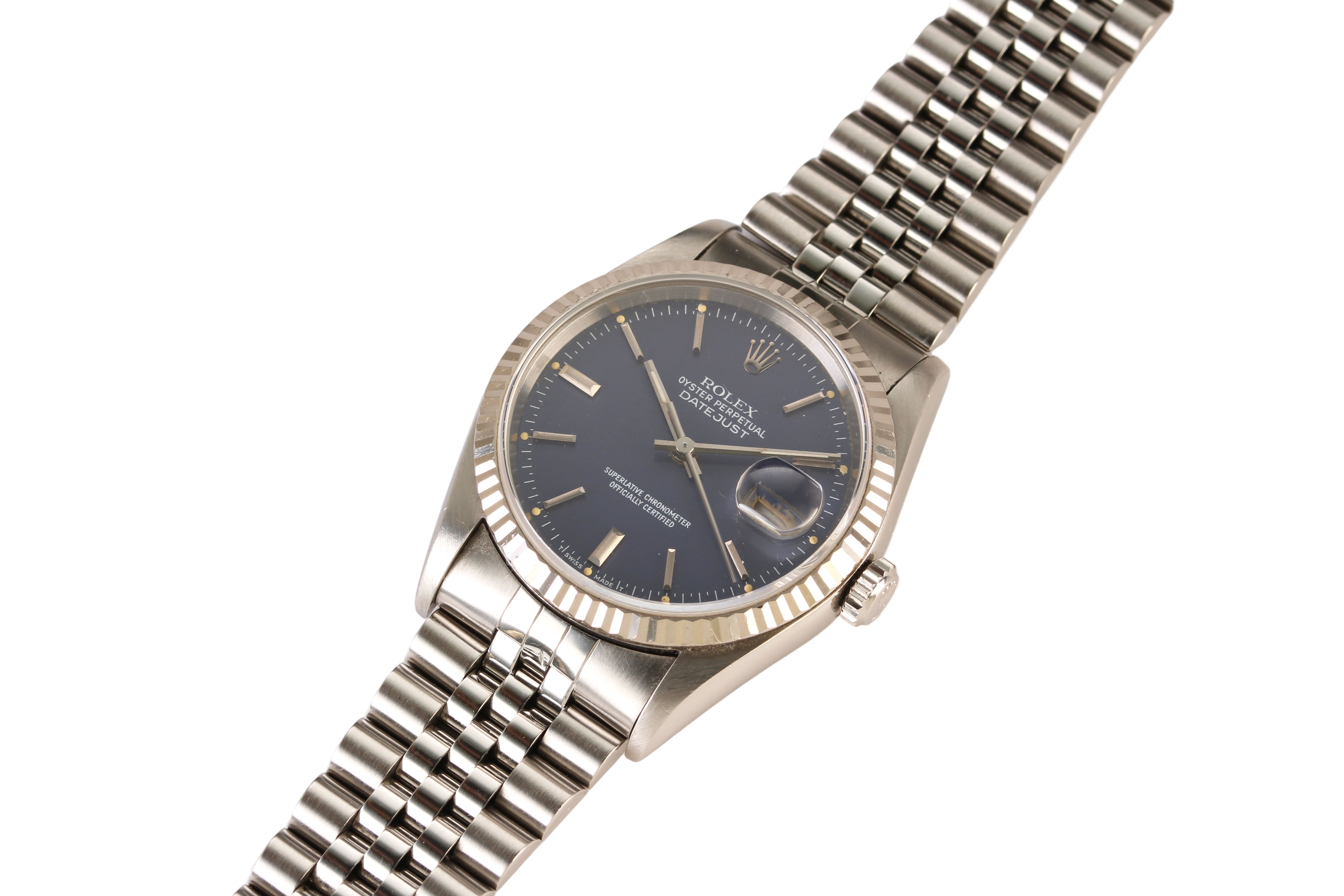 Rolex Datejust 36mm '16234' White Gold/Steel