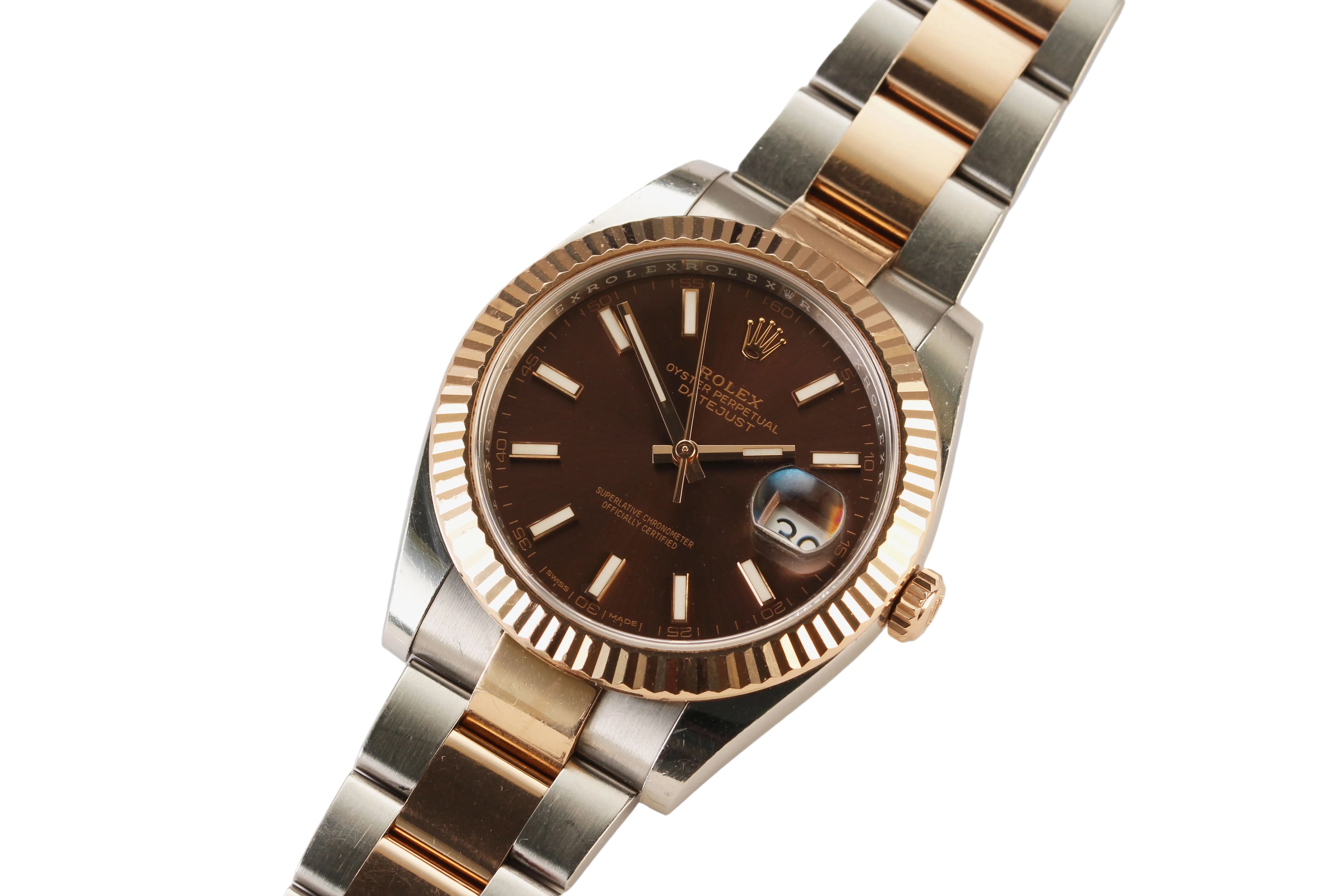 Rolex Datejust 126331 41mm 18K Rose Gold/Steel