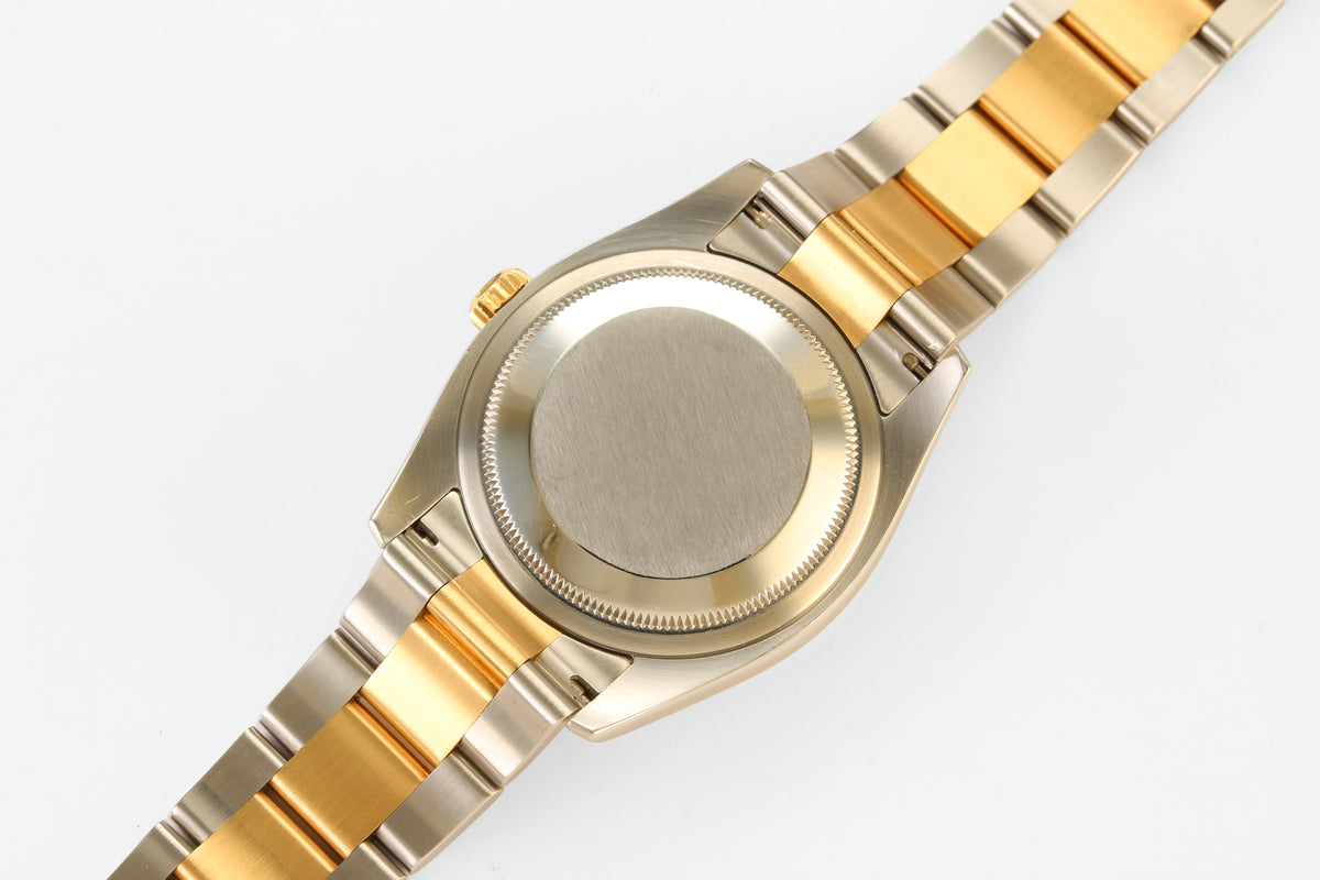 Rolex Datejust 36mm '116233' Steel & 18K Yellow Gold Champagne Anniversary Diamond Dial