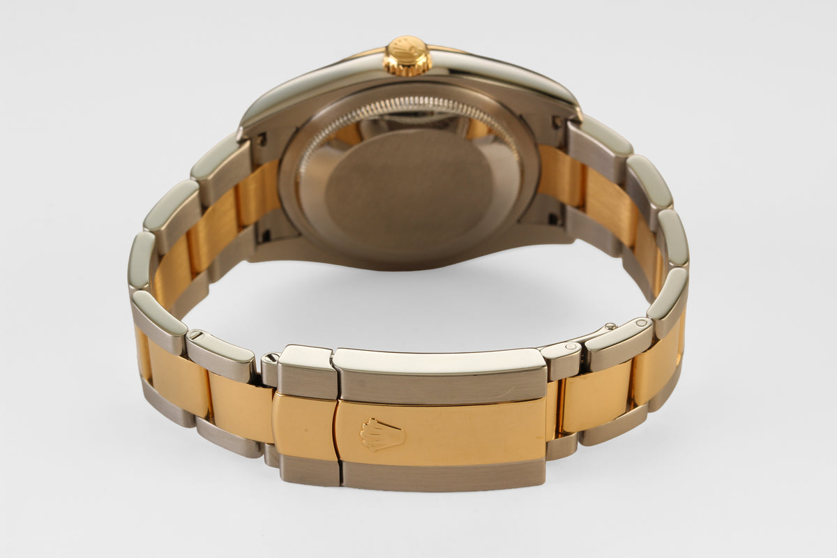 Rolex Datejust 36mm '116233' Steel & 18K Yellow Gold Champagne Anniversary Diamond Dial
