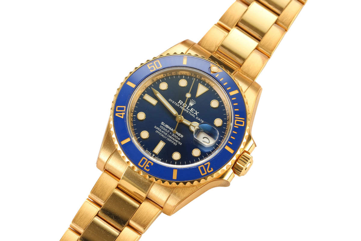 Rolex Submariner Bluesy '126618LB' 41mm 18K Yellow Gold