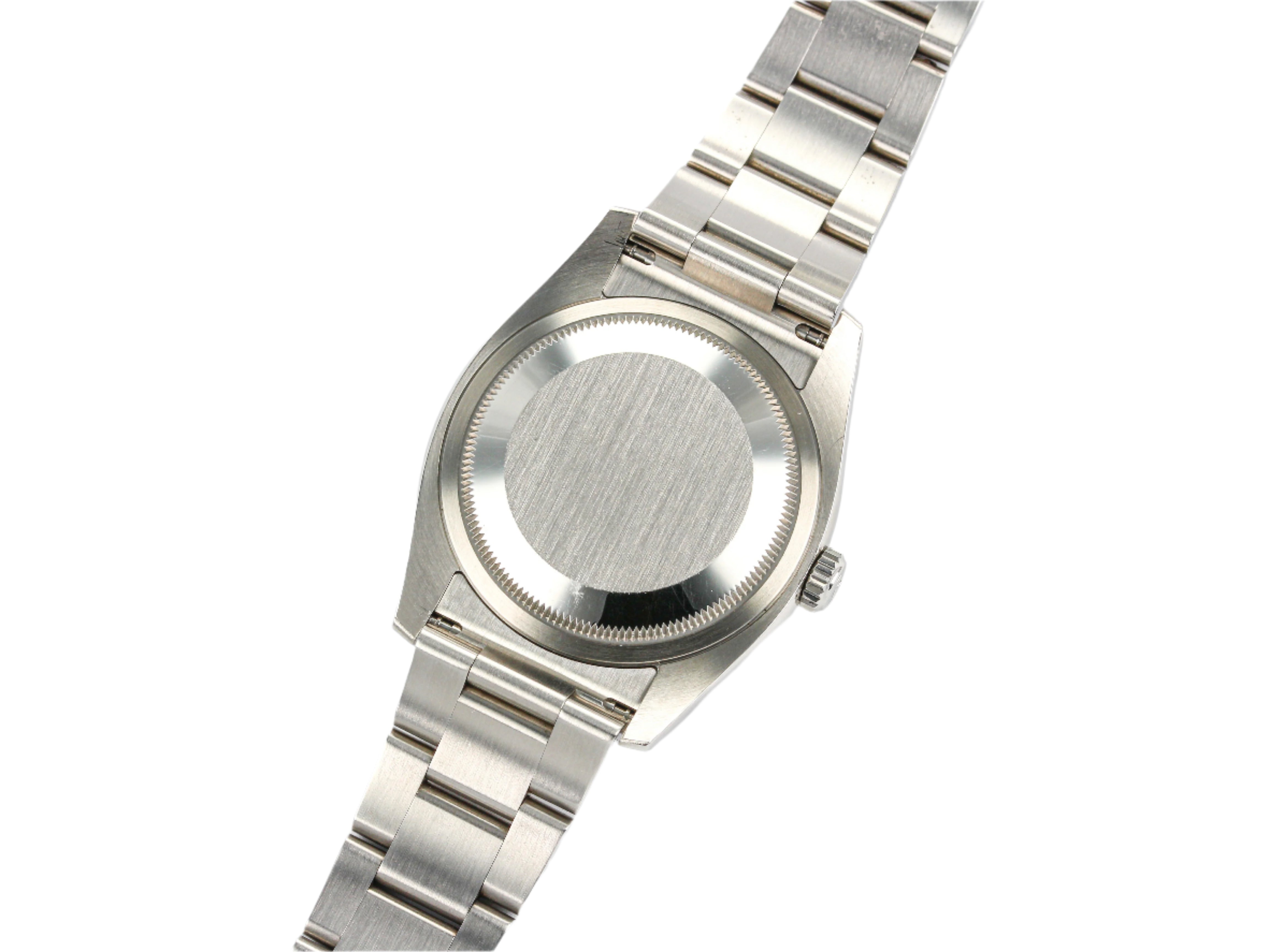 Rolex Oyster Perpetual 116000 Silver Dial on Oyster Bracelet with Papers