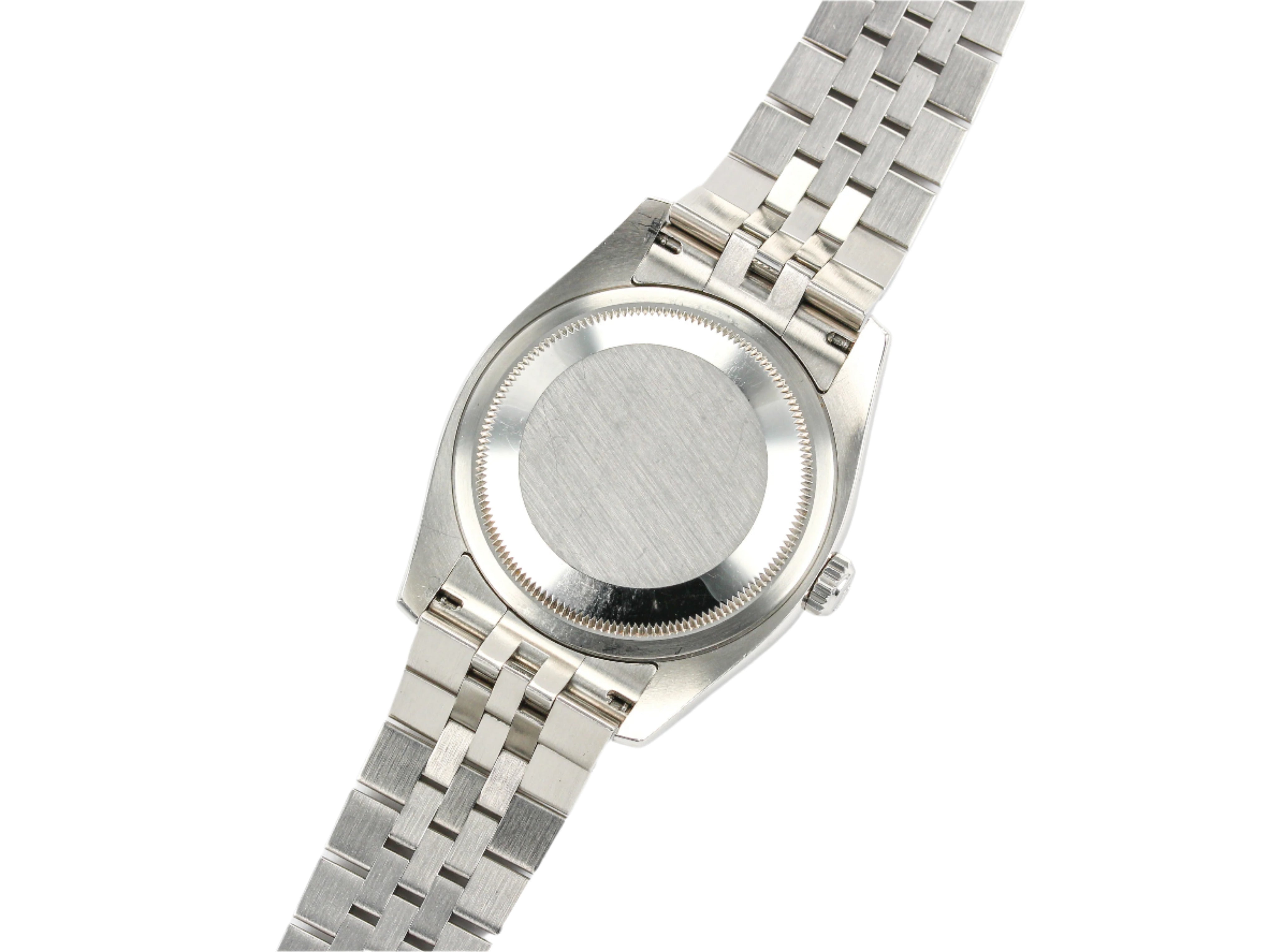 Rolex Datejust 116234 with White Stick Dial on Jubilee Hidden Clasp Bracelet