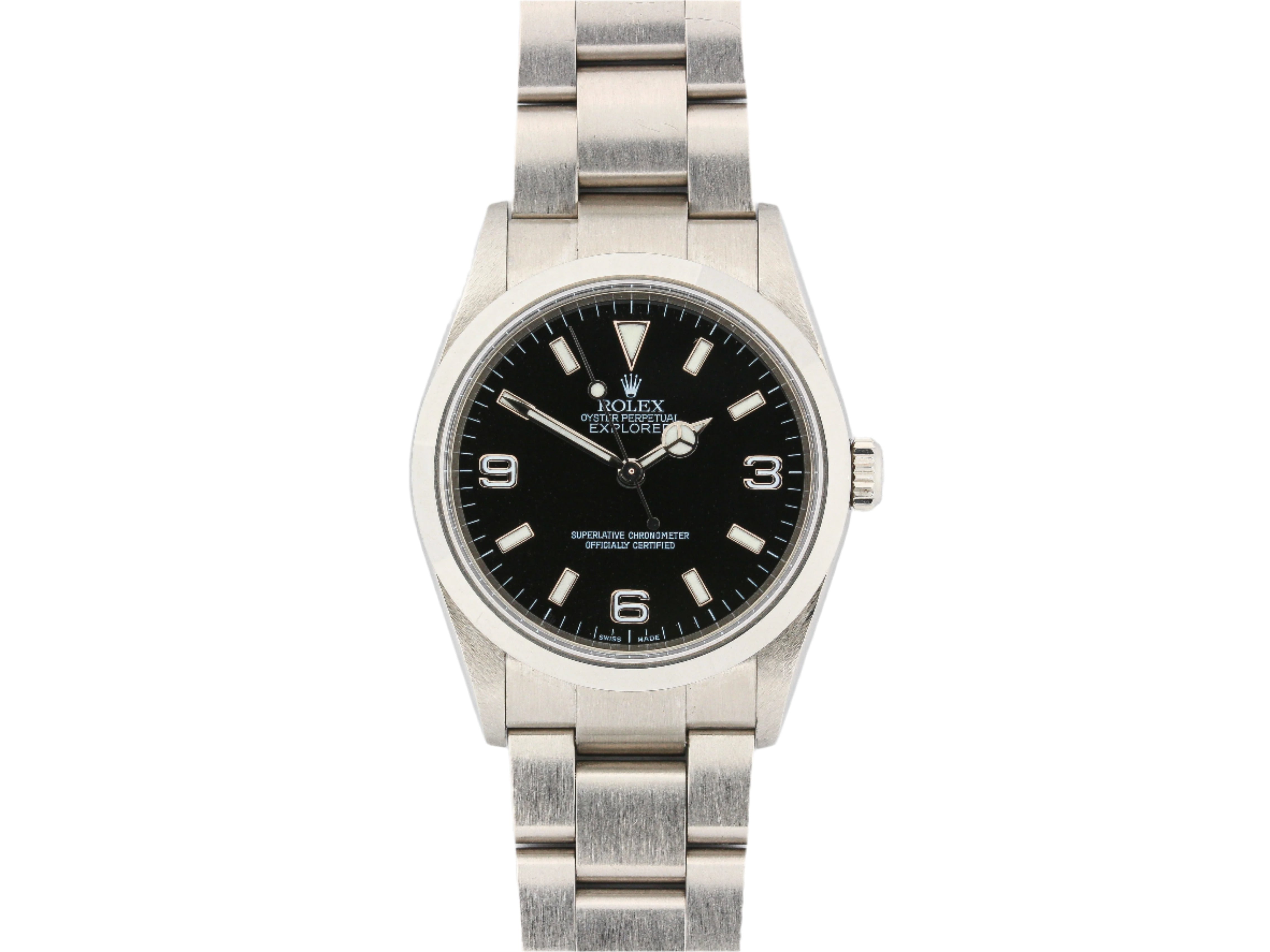 Rolex Explorer I 114270 Black Dial on Oyster Bracelet