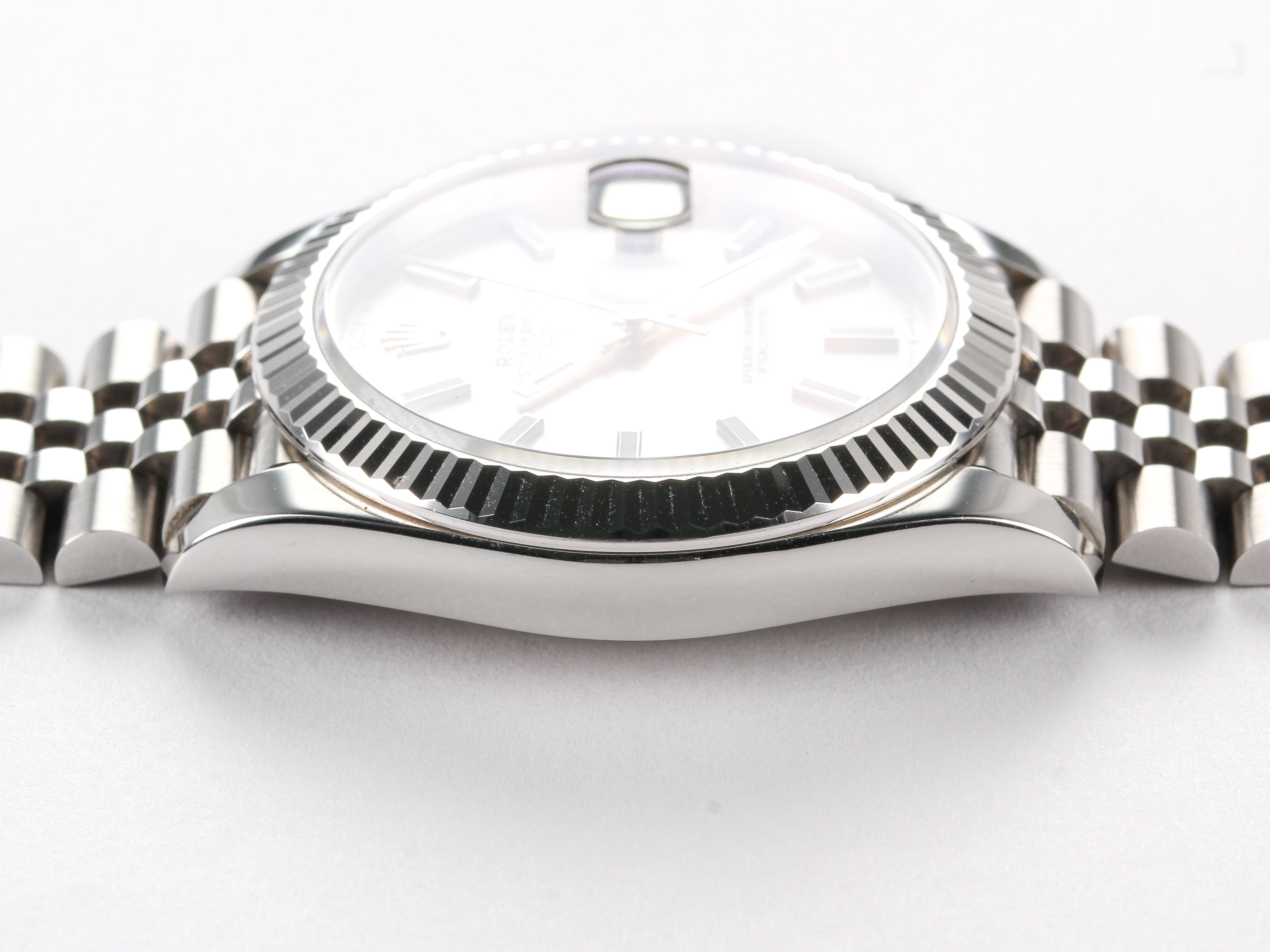 Rolex Datejust 126334 Silver Stick Index Dial on Jubilee Bracelet with Papers