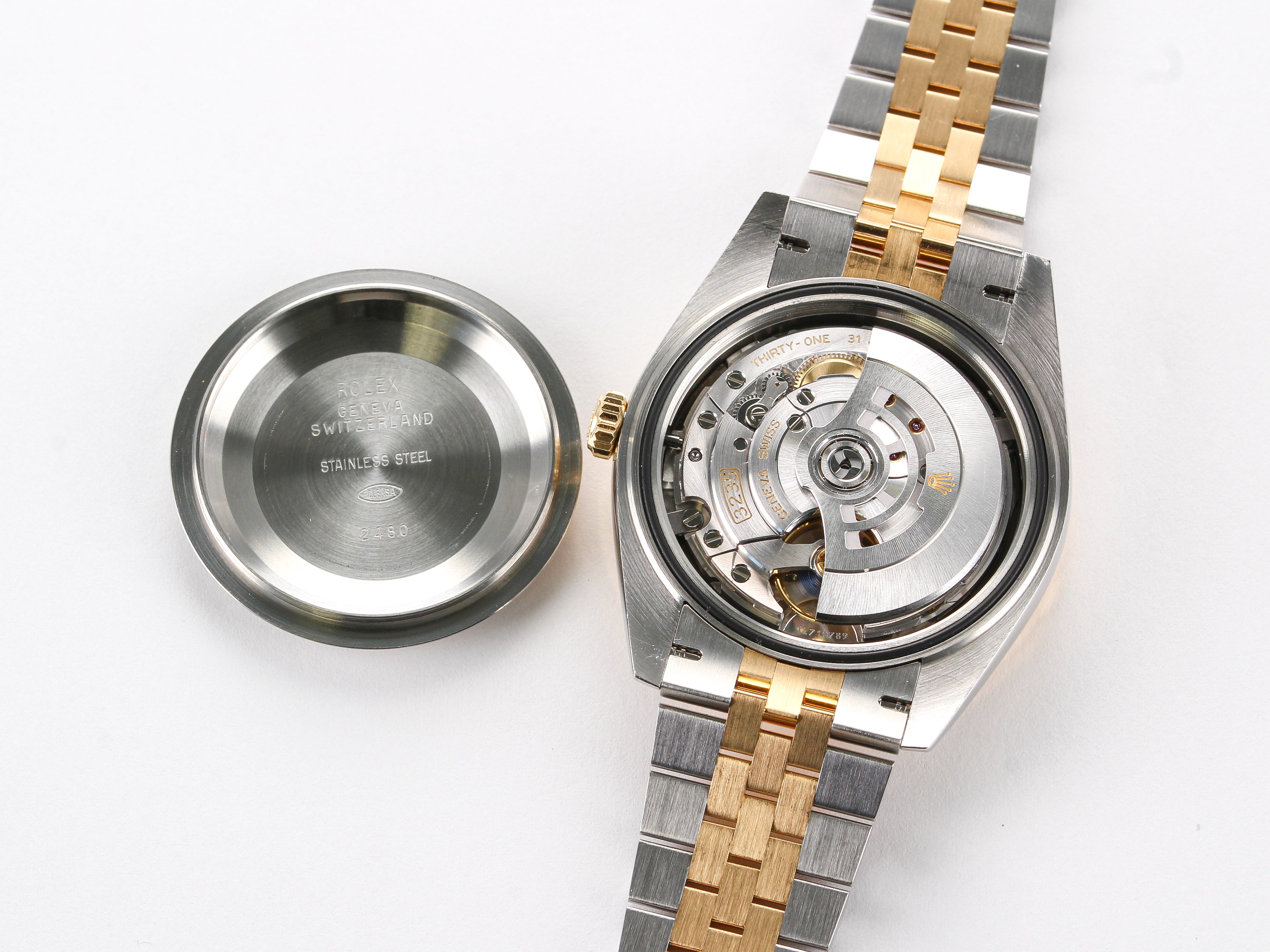 Rolex Datejust 126333 in Steel and Gold Grey "Wimbledon" Dial on Jubilee Bracelet