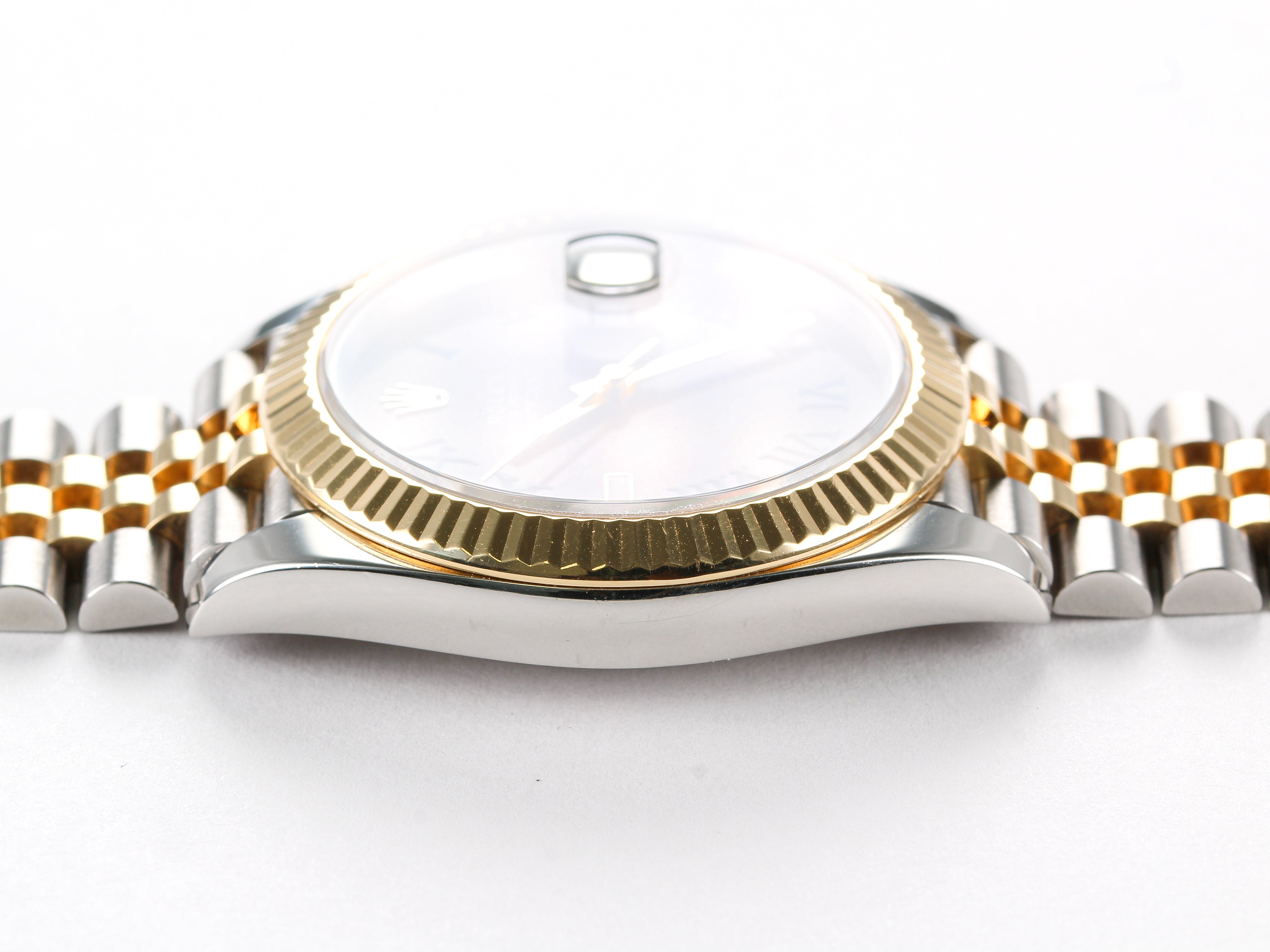 Rolex Datejust 126333 in Steel and Gold Grey "Wimbledon" Dial on Jubilee Bracelet