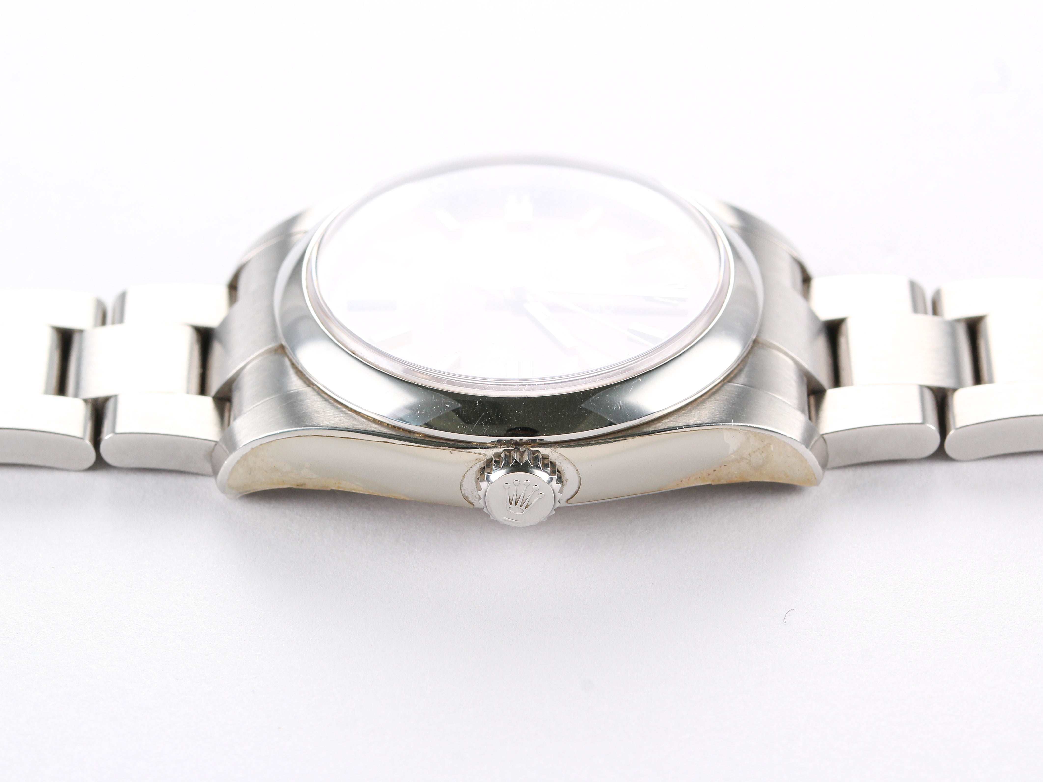 Rolex Oyster Perpetual 116000 Grape Dial on Oyster Bracelet with Papers