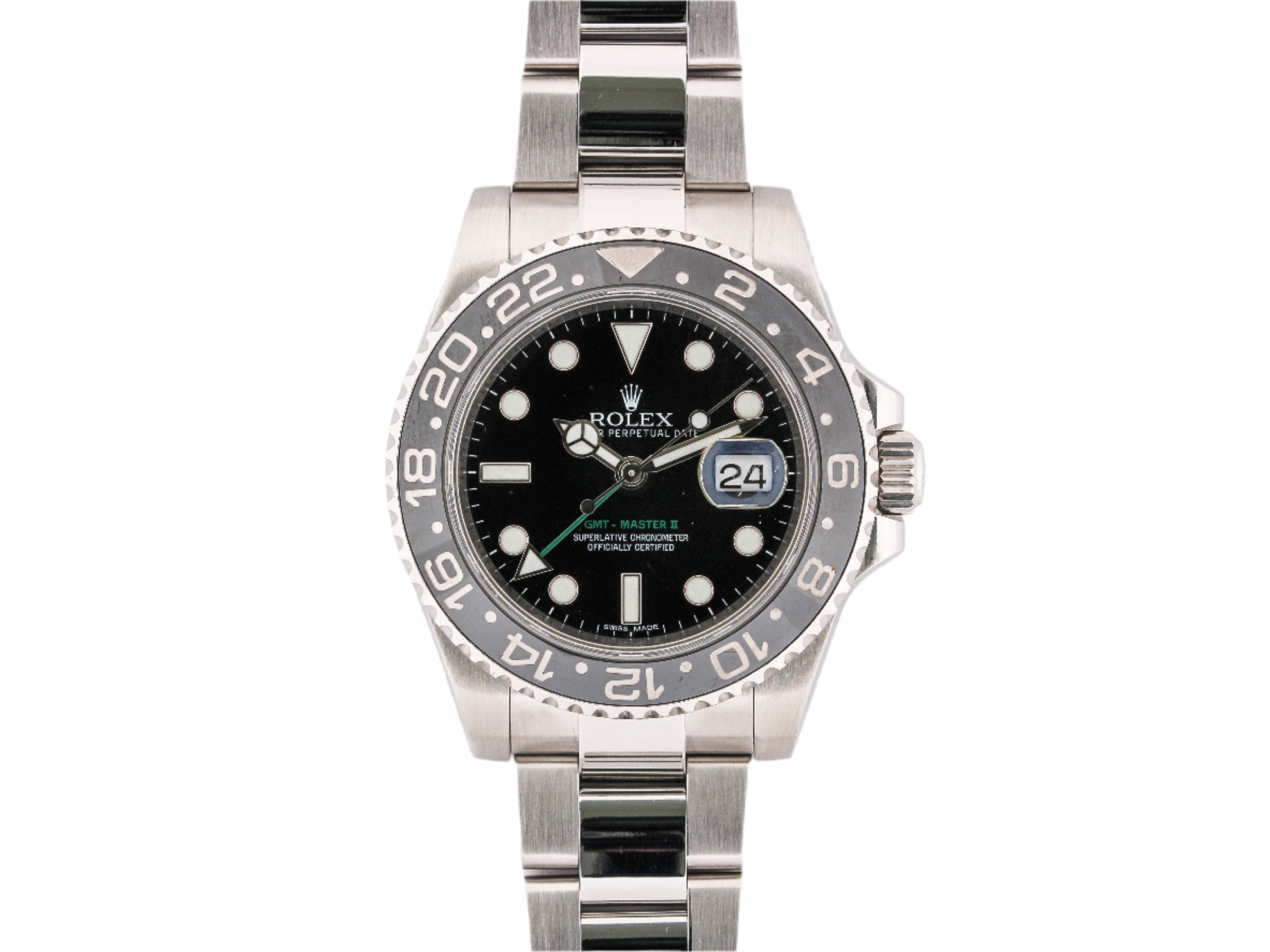 Rolex GMT-Master II 116710LN Black Dial on Oyster Bracelet