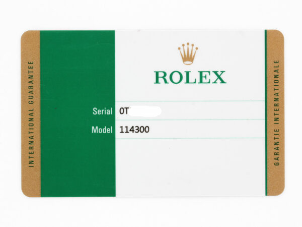 Rolex Oyster Perpetual '114300' w/ Papers