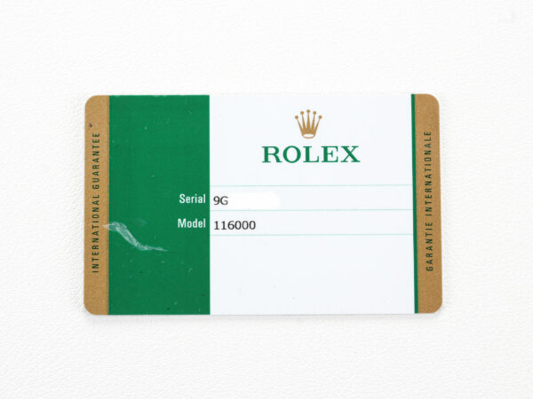 Rolex Oyster Perpetual '116000' w/ Card
